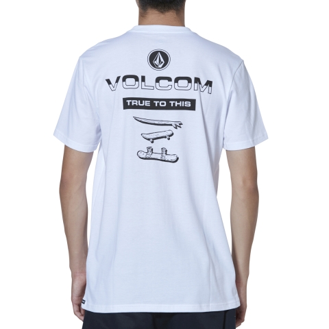 Apac Volcom TTT S/S Tee-WHT