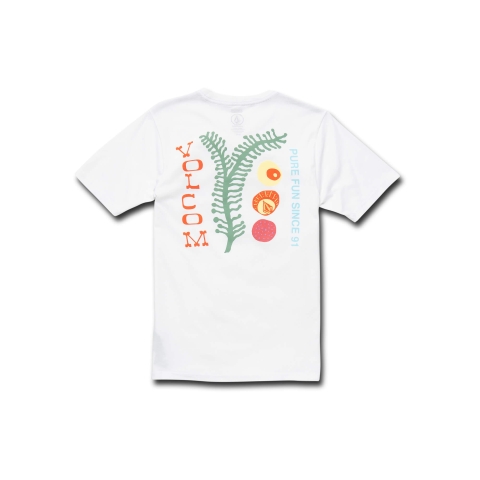 Natural Fun S/S Tee Youth BY-WHT
