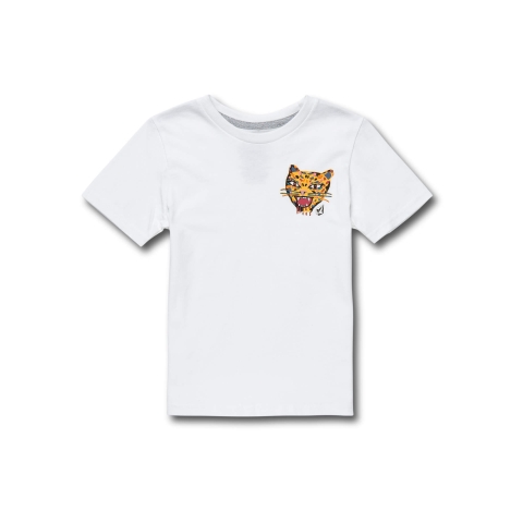 Ozzie Tiger S/S Tee Youth LY-WHT