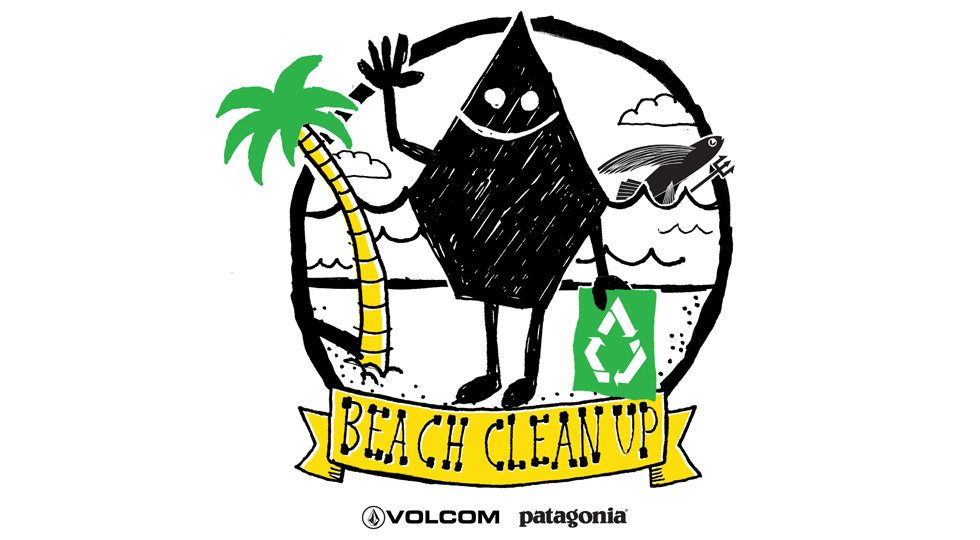 VOLCOM　patagonia　Partner CHP at SUNRISE BEACH CLEAN UP