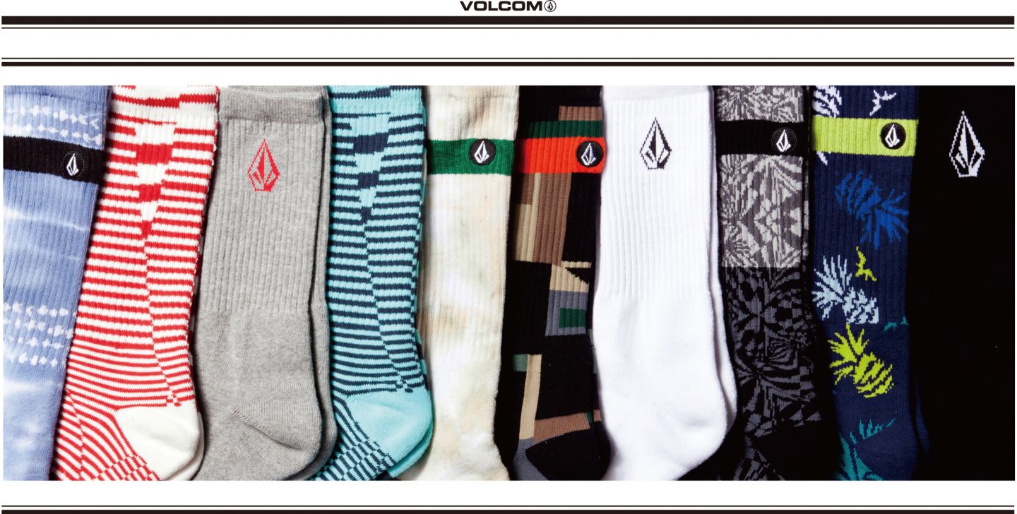 VOLCOM -MENS- SPRING NEW ARRIVALS vol.1 “SOCKS”