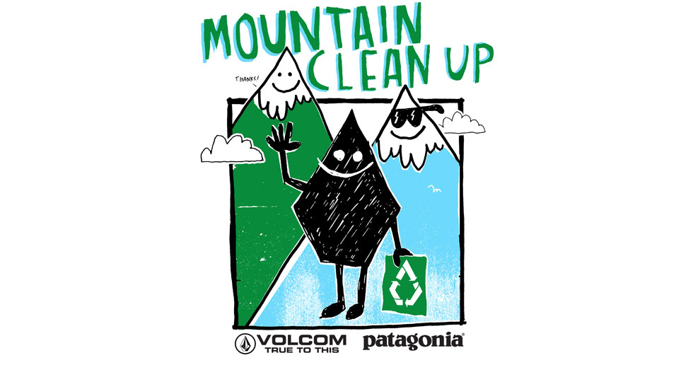 VOLCOM PATAGONIA MOUNTAIN CLEAN UPレポート