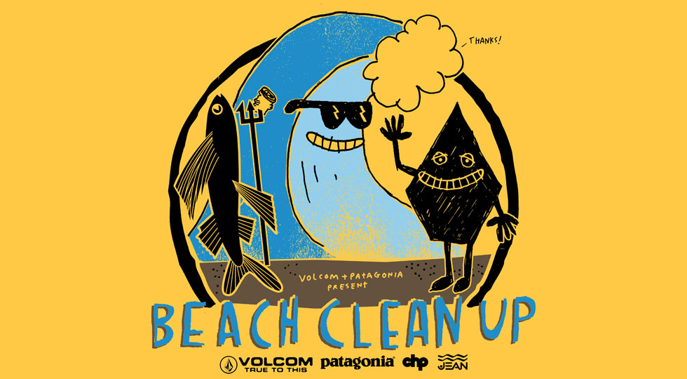 VOLCOM PATAGONIA PARTNER CHP SUNRISE BEACH CLEAN UP レポート